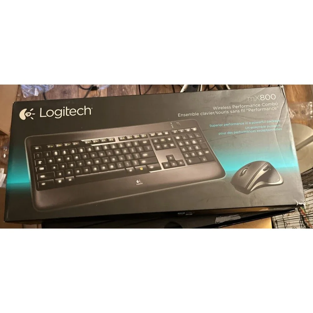 Logitech MX800 Wireless Performance Combo Keyboard Mouse Dongle Tested